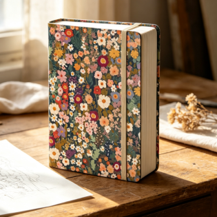 Premium hardcover ruled journal