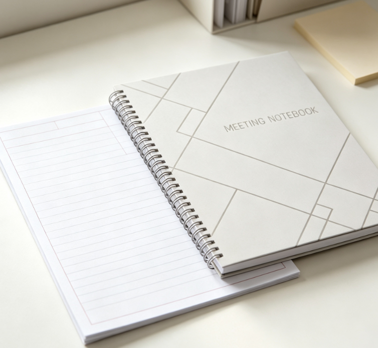 Business Meeting Planning & Record Notebook