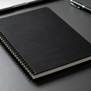 Office Spiral-Bound Meeting Notebook