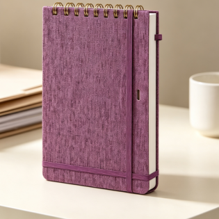 A4 Top-Spiral Ruled Notebook